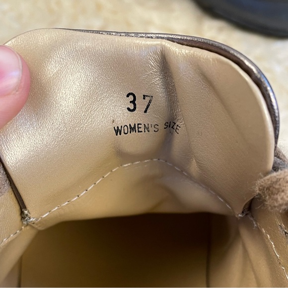 Hogan Interactive Tennis Shoes Bronze Sneakers Size 37. They run half size large - Picture 5 of 13